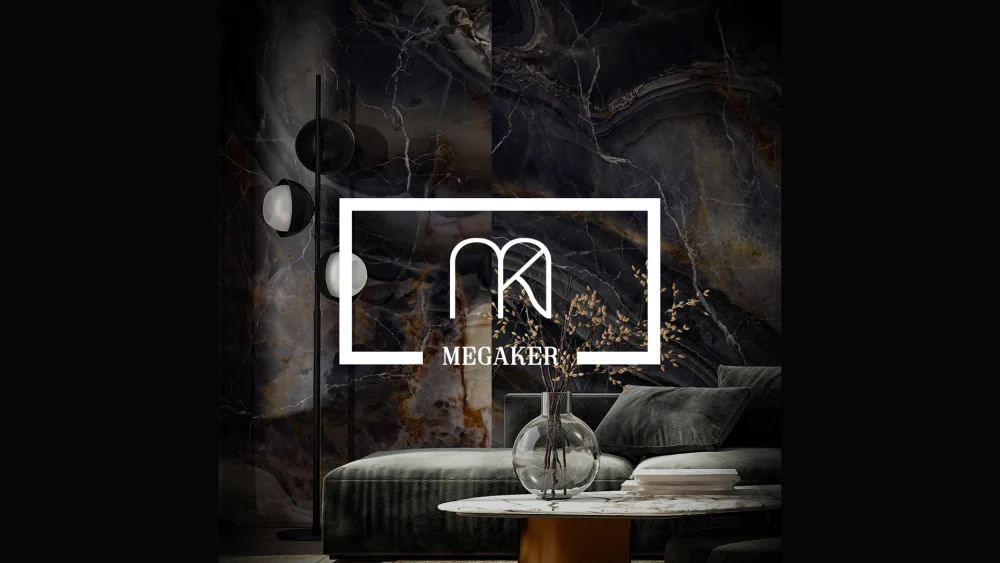 سرامیک اسلب پرسلان کاشی تبریز (MEGAKER) CN-011 سایز 280×120