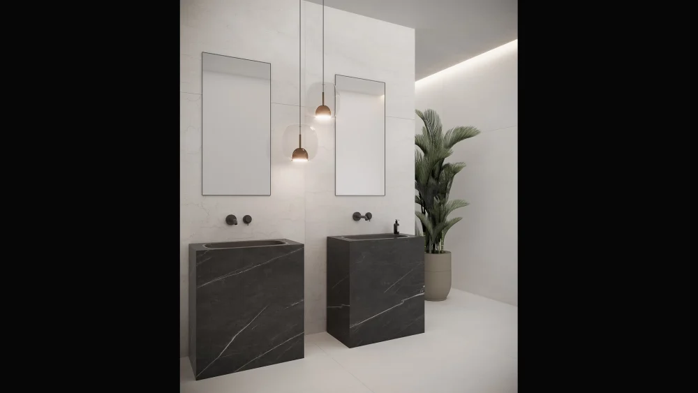 سرامیک اسلب پرسلان کاشی تبریز (MEGAKER) ST-036 سایز 280×120